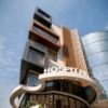 Modern Medical Center Exterior Building and Entrance