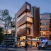 Modern Medical Center Exterior Building and Entrance
